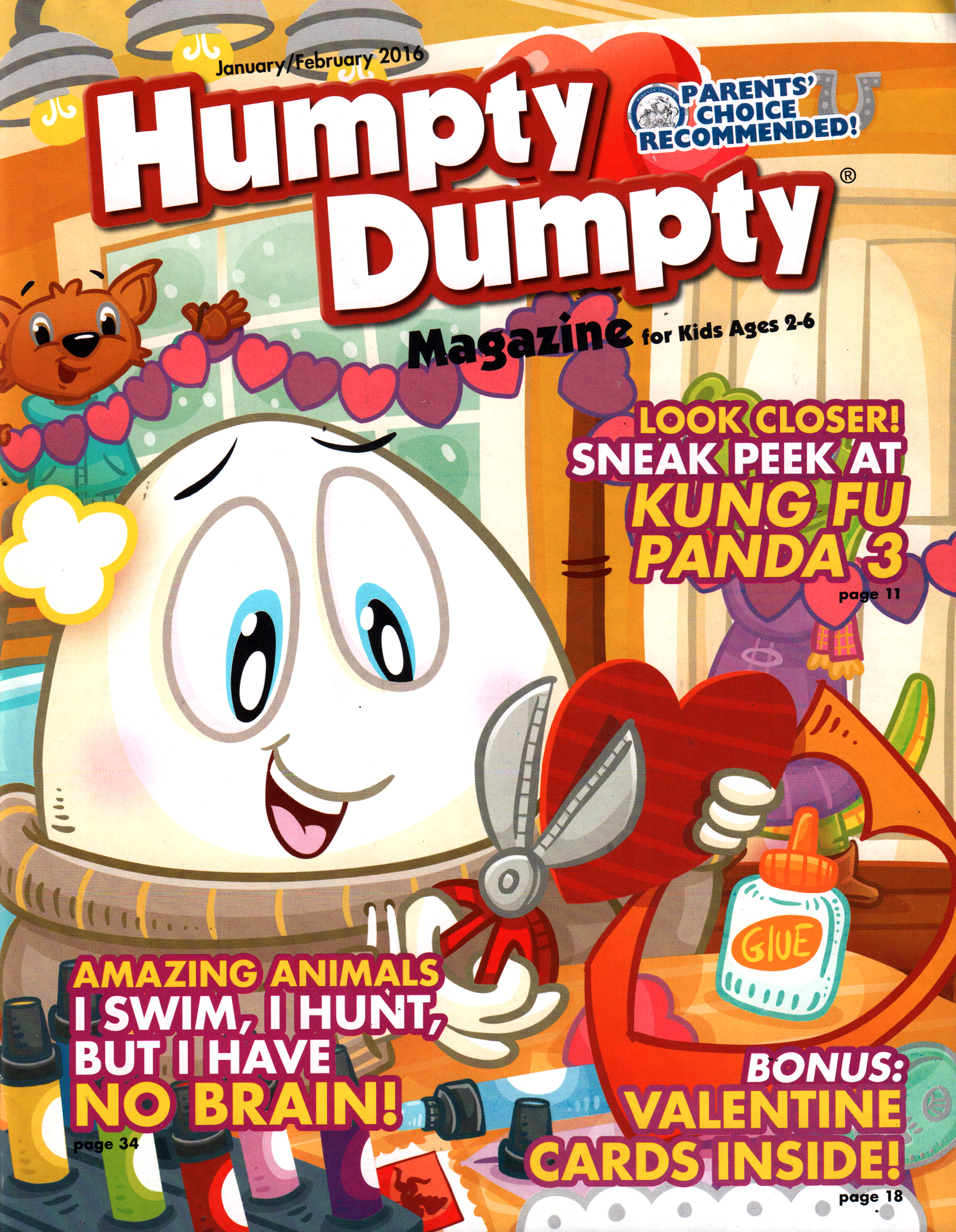 Humpty-Dumpty January 01, 2016 Issue Cover