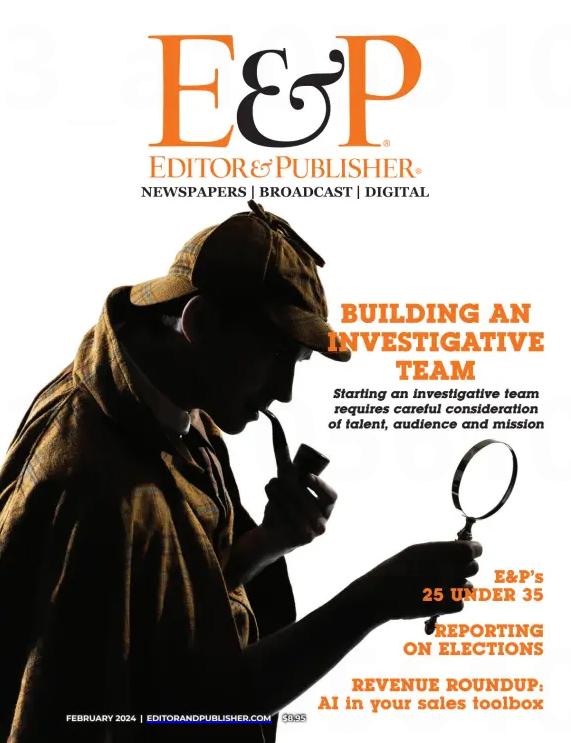 Editor-and-Publisher February 01, 2024 Issue Cover