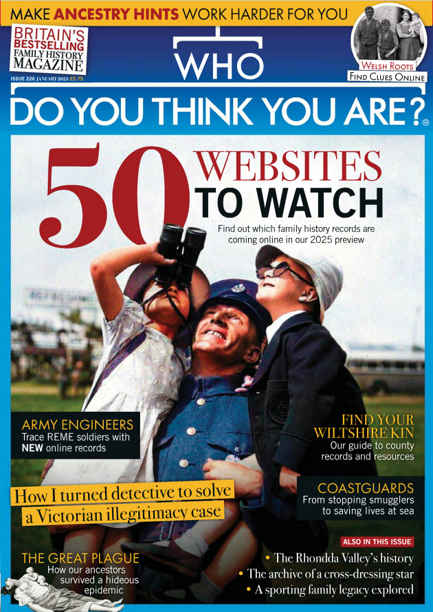 Who-Do-You-Think-You-Are January 01, 2025 Issue Cover