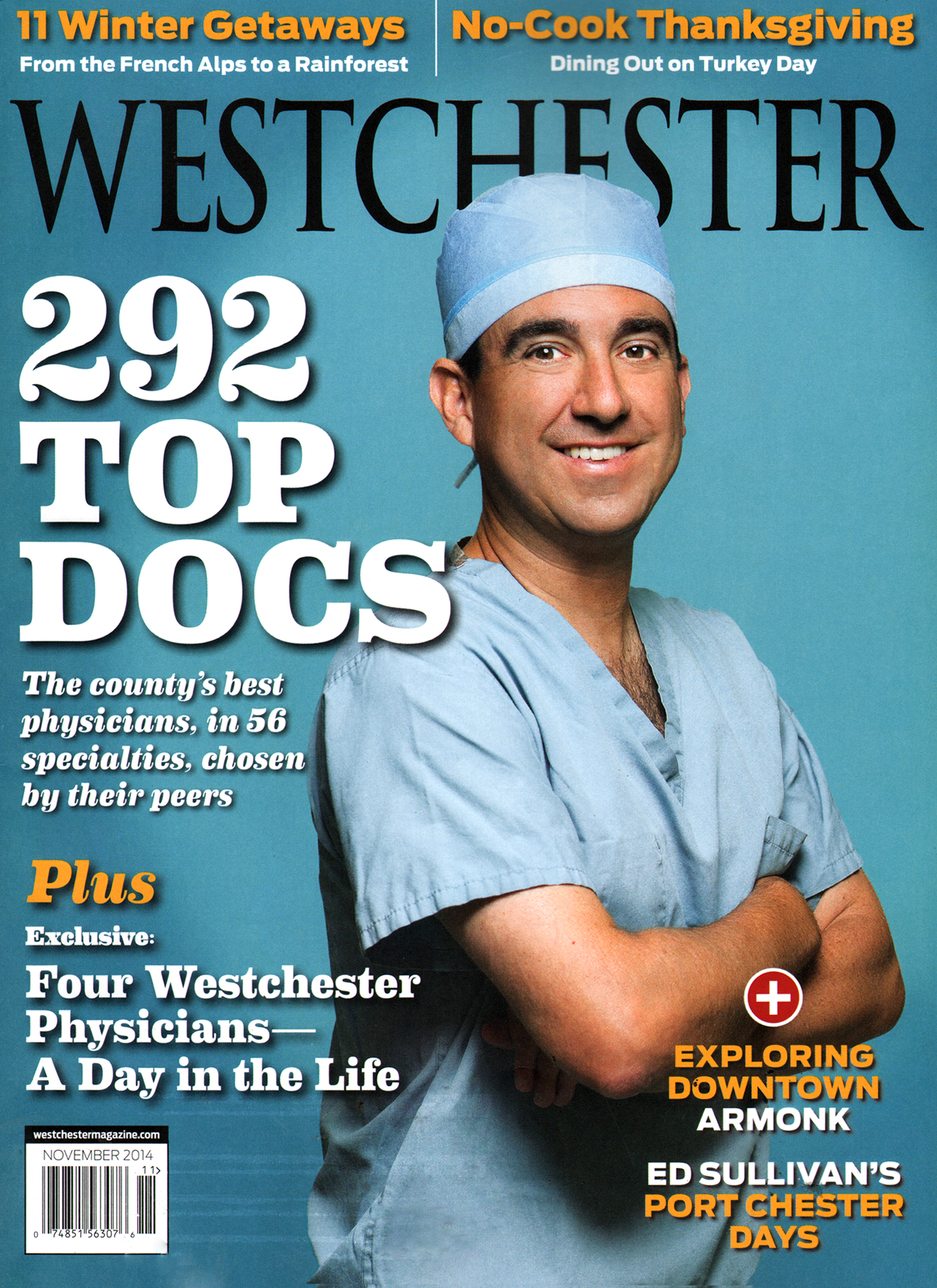 Westchester-Magazine November 01, 2014 Issue Cover