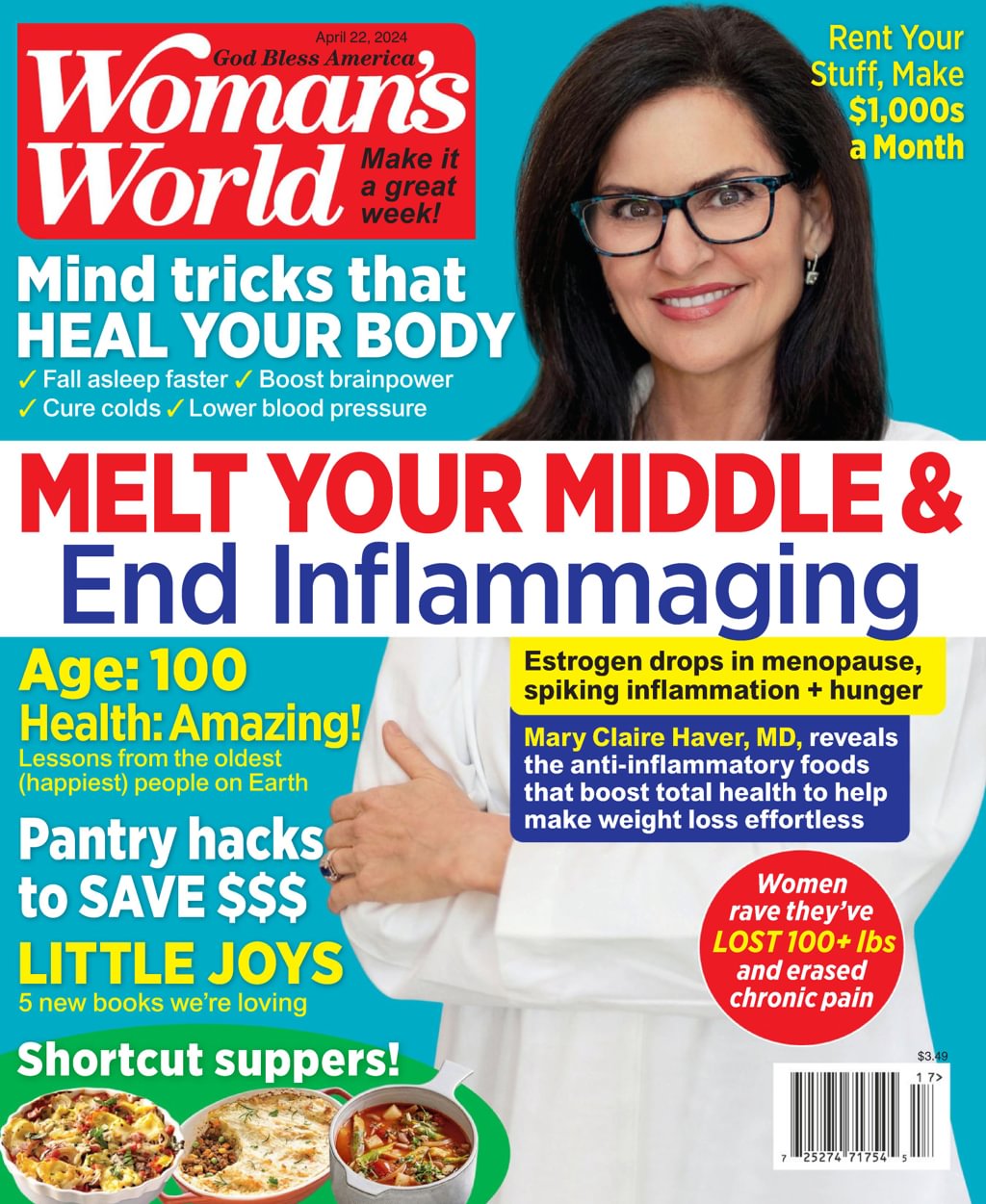 Womans-World April 22, 2024 Issue Cover