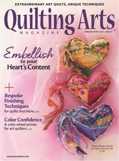 Quilting Arts February 01, 2019 Issue Cover