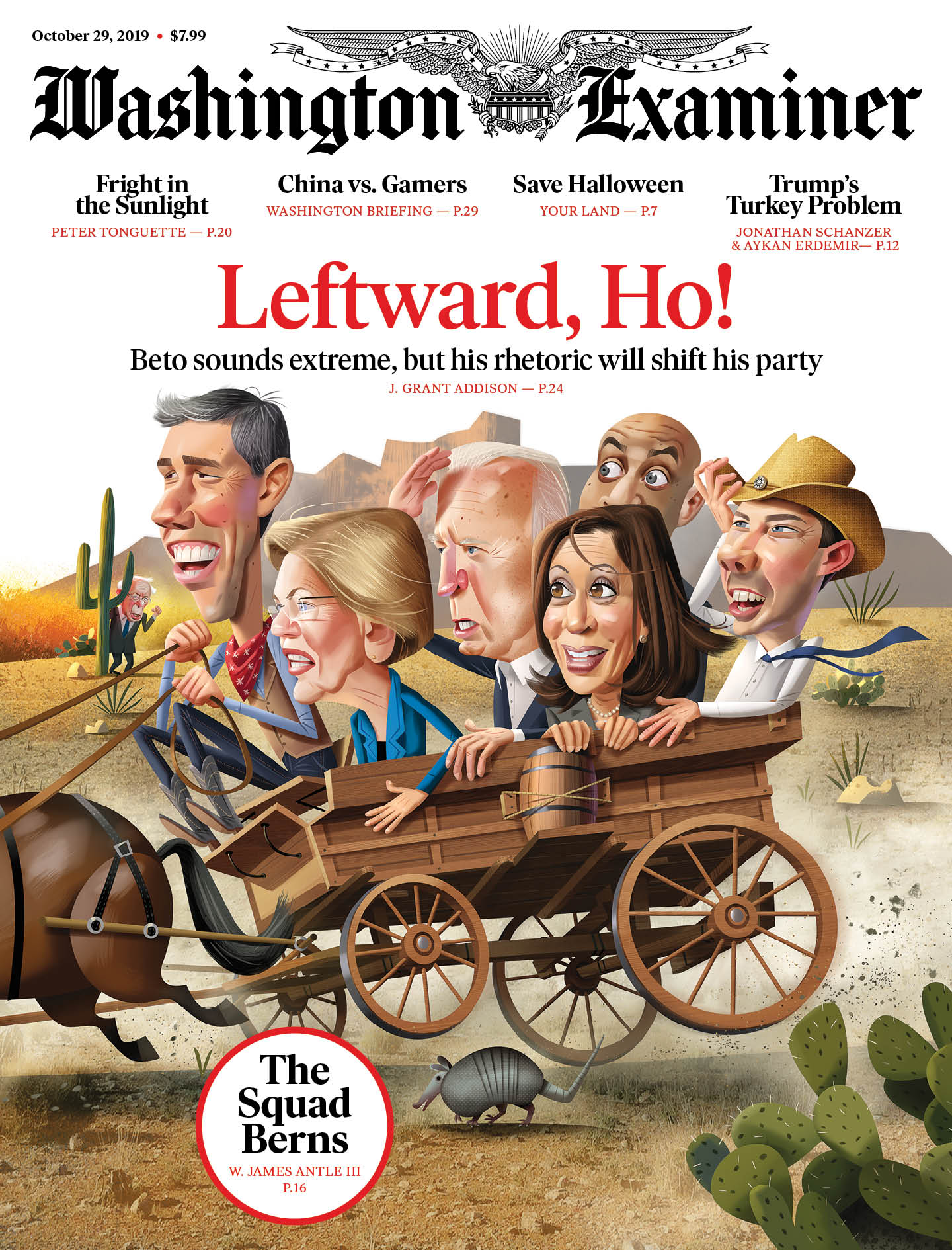 Washington-Examiner October 29, 2019 Issue Cover