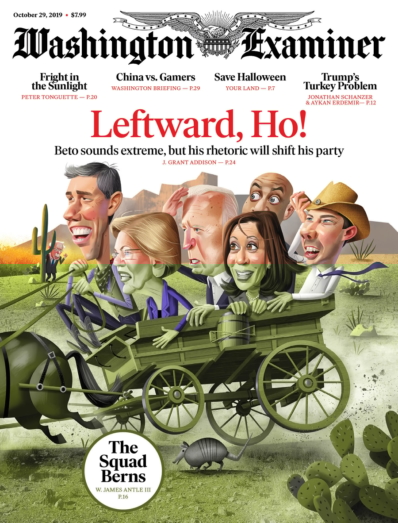 Washington Examiner October 29, 2019 Issue Cover