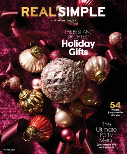Real Simple December 01, 2025 Issue Cover