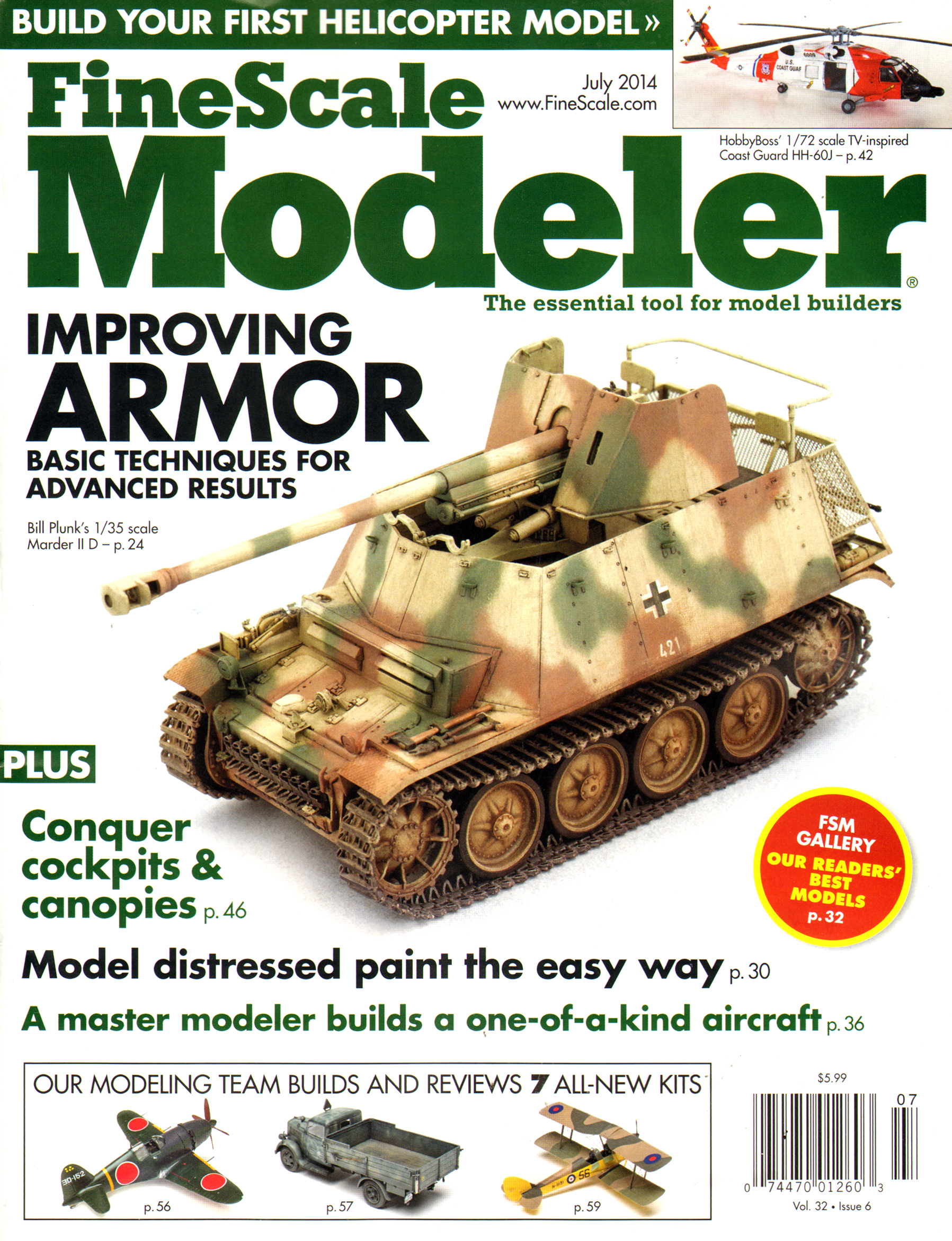 Finescale-Modeler July 01, 2014 Issue Cover