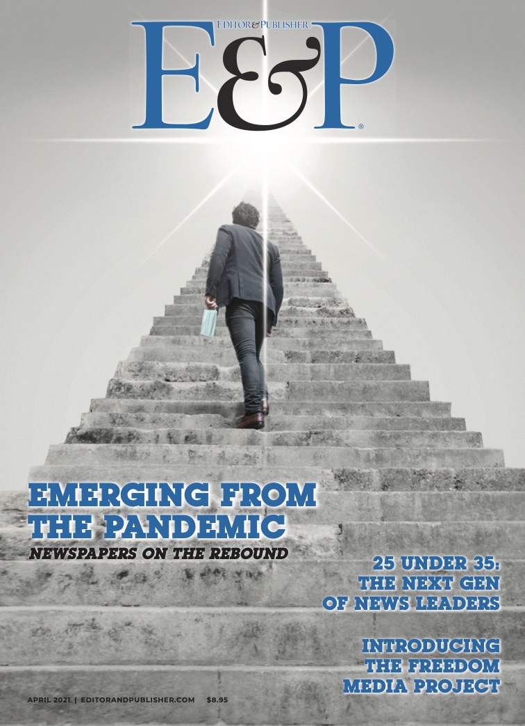 Editor-and-Publisher April 01, 2021 Issue Cover