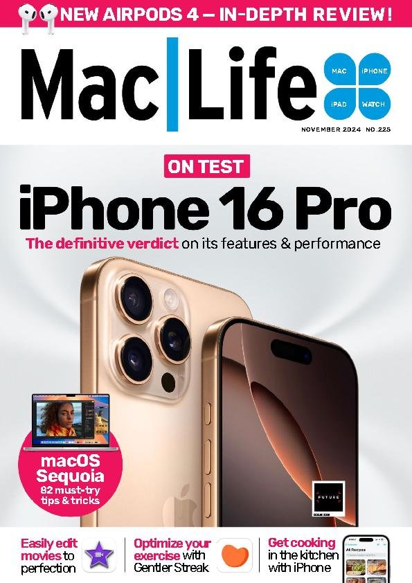 Mac-|-Life November 01, 2024 Issue Cover
