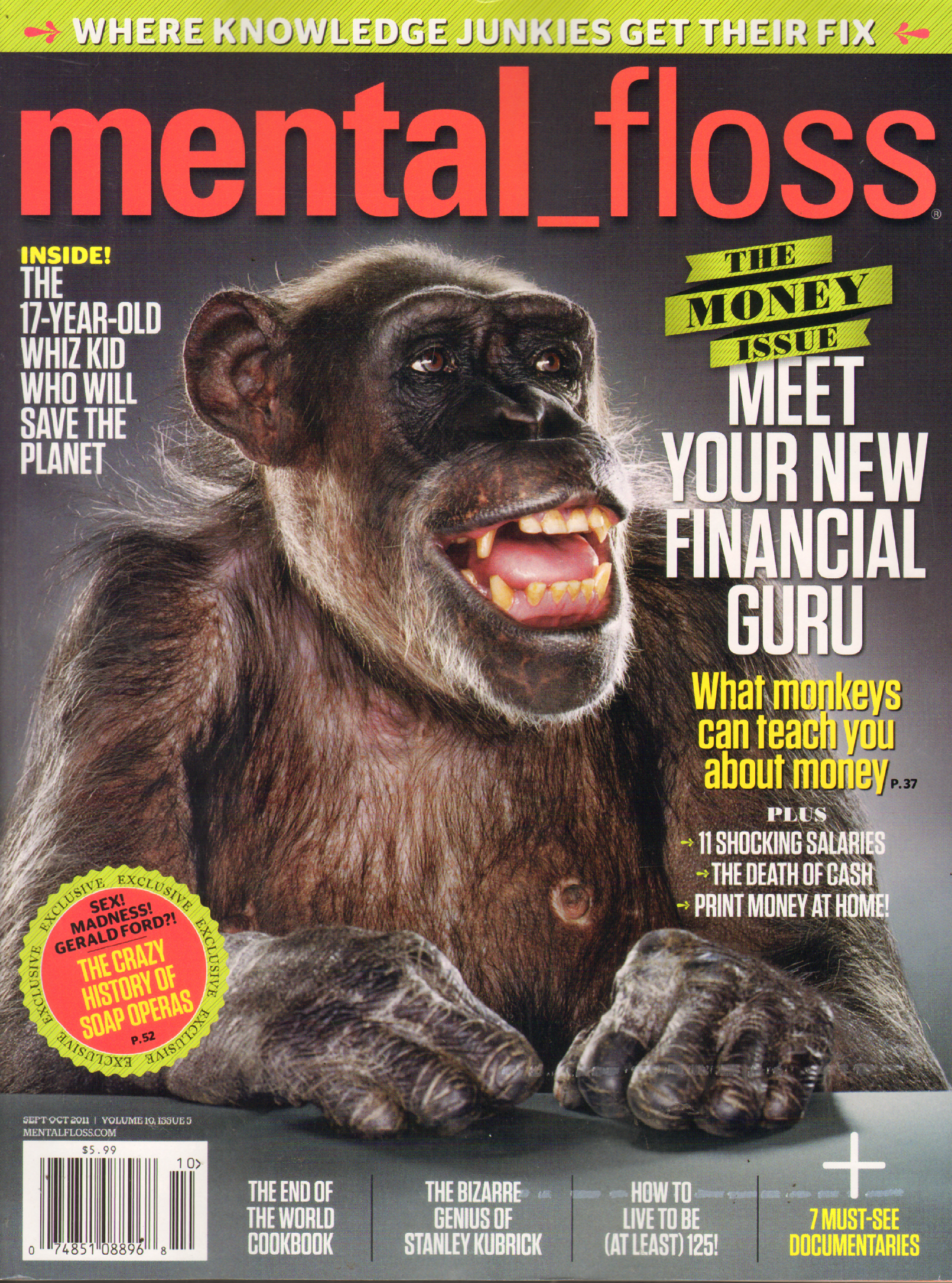 Mental-Floss September 01, 2011 Issue Cover