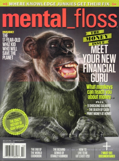 Mental Floss September 01, 2011 Issue Cover