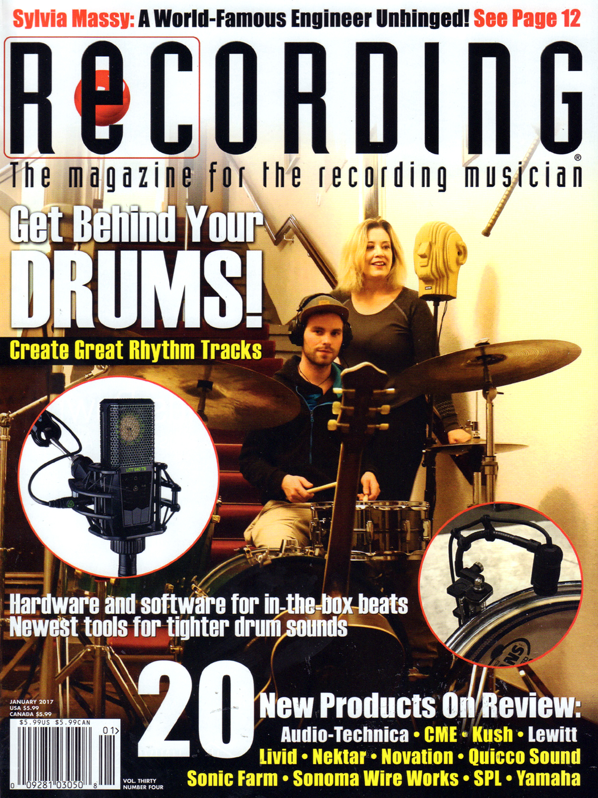 Recording-Magazine January 01, 2017 Issue Cover
