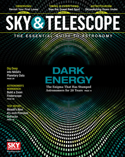 Sky-and-Telescope May 01, 2018 Issue Cover