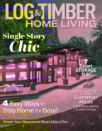 Log-and-Timber-Home-Living August 01, 2025 Issue Cover
