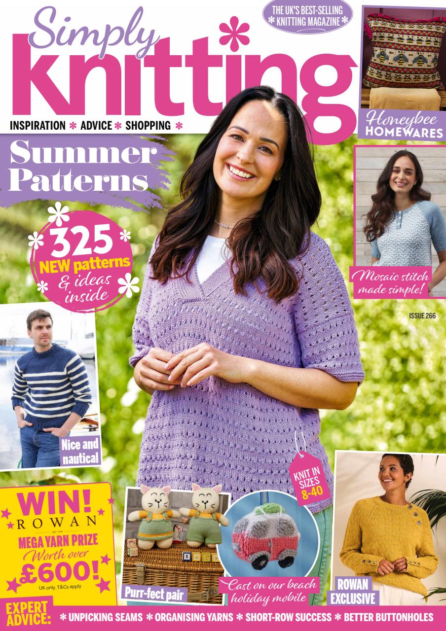 Simply Knitting August 01, 2025 Issue Cover