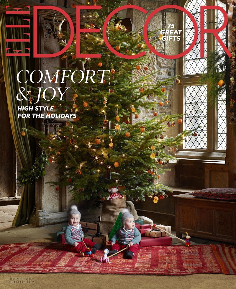 Elle-Decor December 01, 2015 Issue Cover