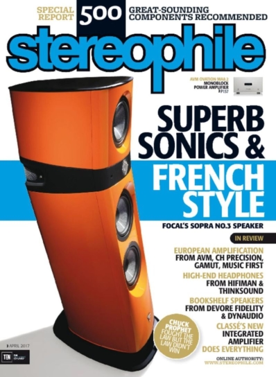 Stereophile April 01, 2017 Issue Cover