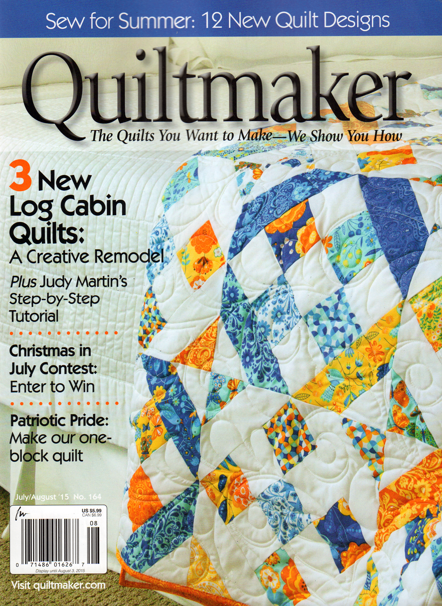 Quiltmaker July 01, 2015 Issue Cover