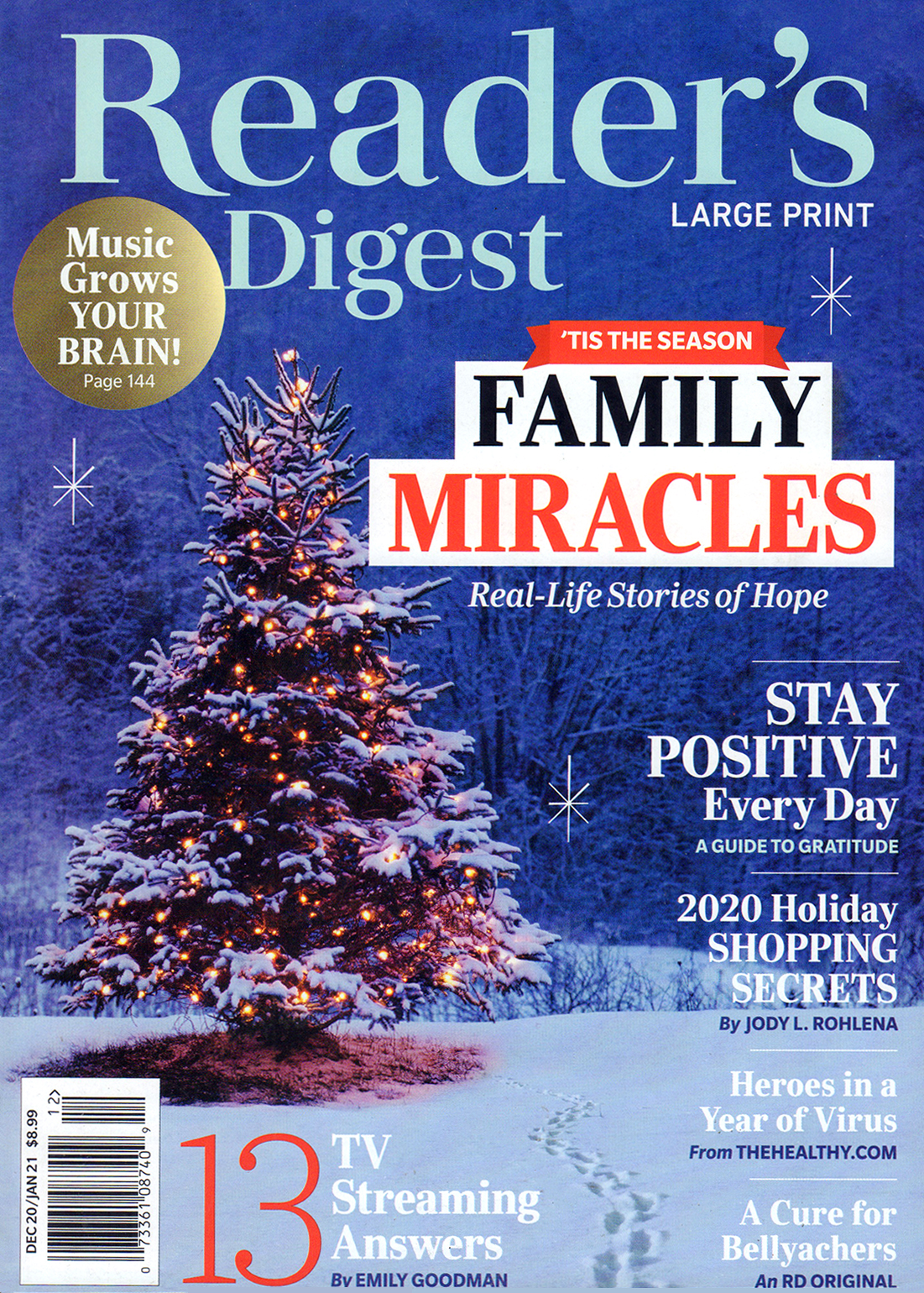 Readers-Digest---Large-Print-Edition December 01, 2020 Issue Cover