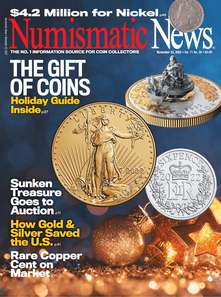 Numismatic-News November 22, 2022 Issue Cover