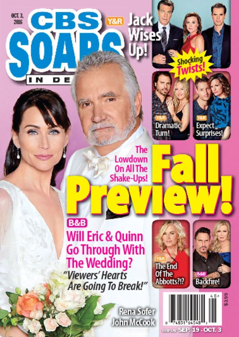 cbs-soaps-in-depth October 03, 2016 Issue Cover