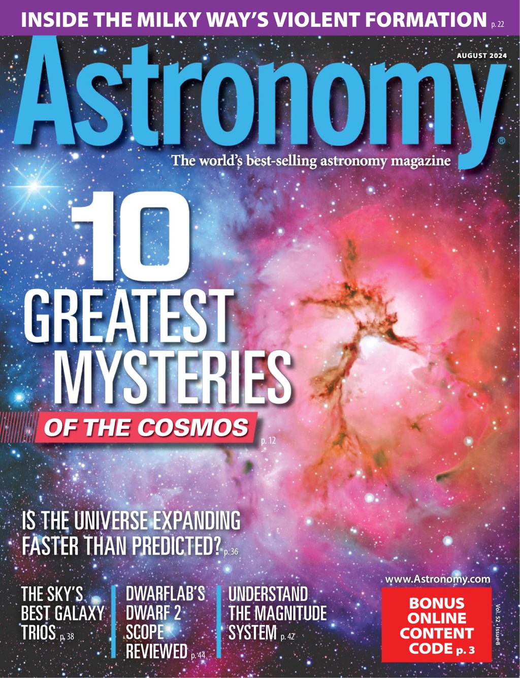Astronomy August 01, 2024 Issue Cover