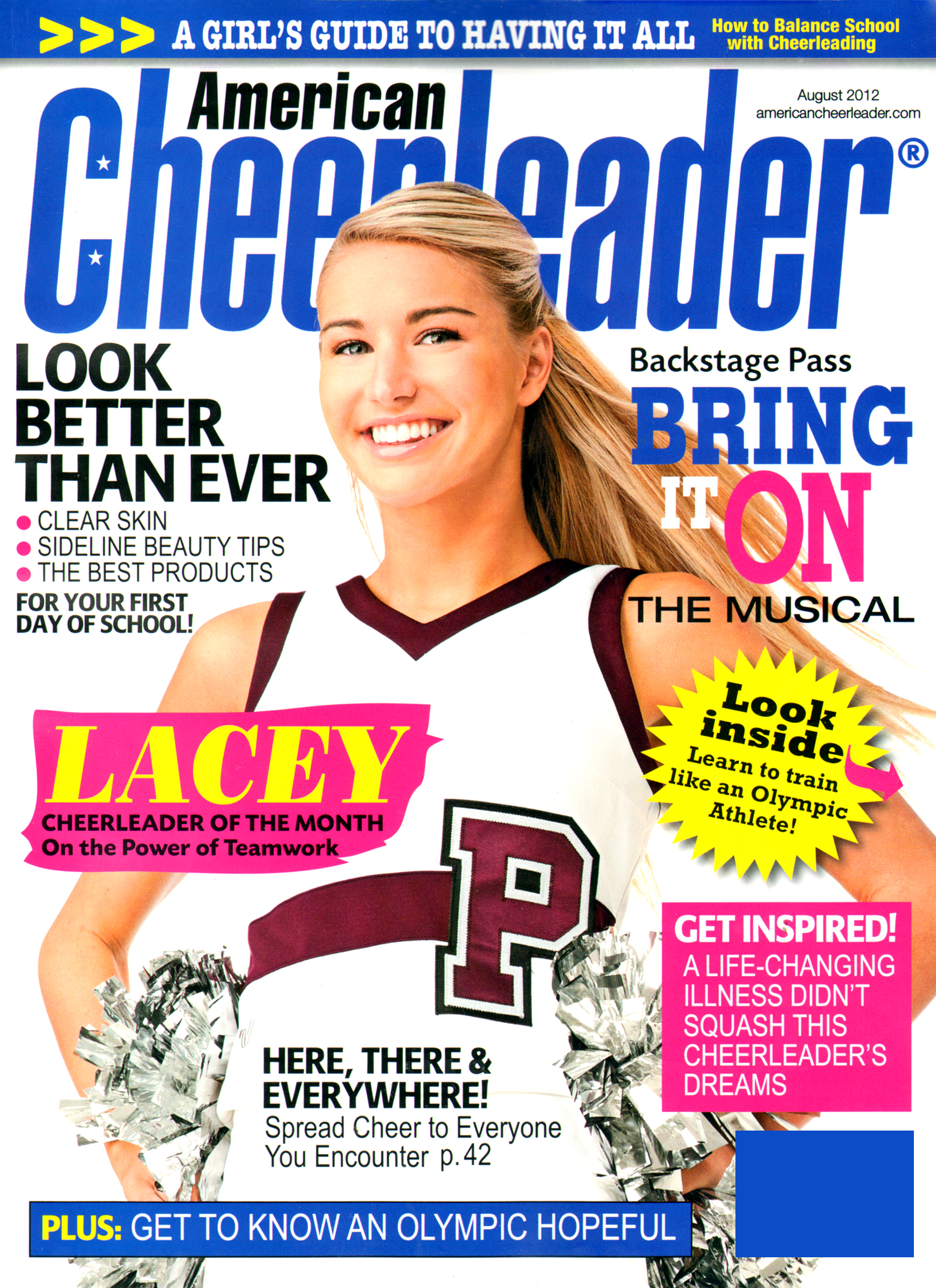 American-Cheerleader August 01, 2012 Issue Cover