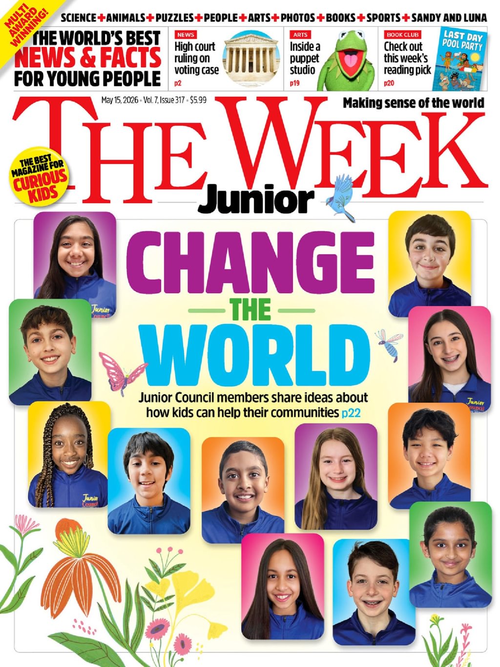 The Week Junior May 15, 2026 Issue Cover