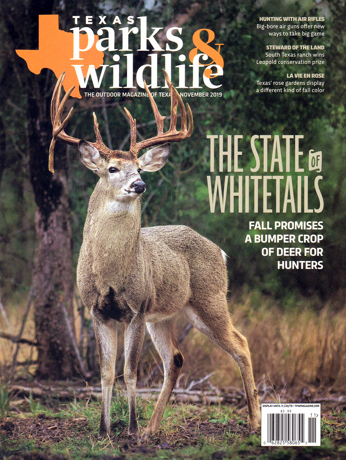 Texas-Parks-and-Wildlife November 01, 2019 Issue Cover