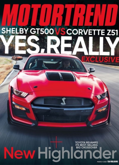 Motor Trend March 01, 2020 Issue Cover