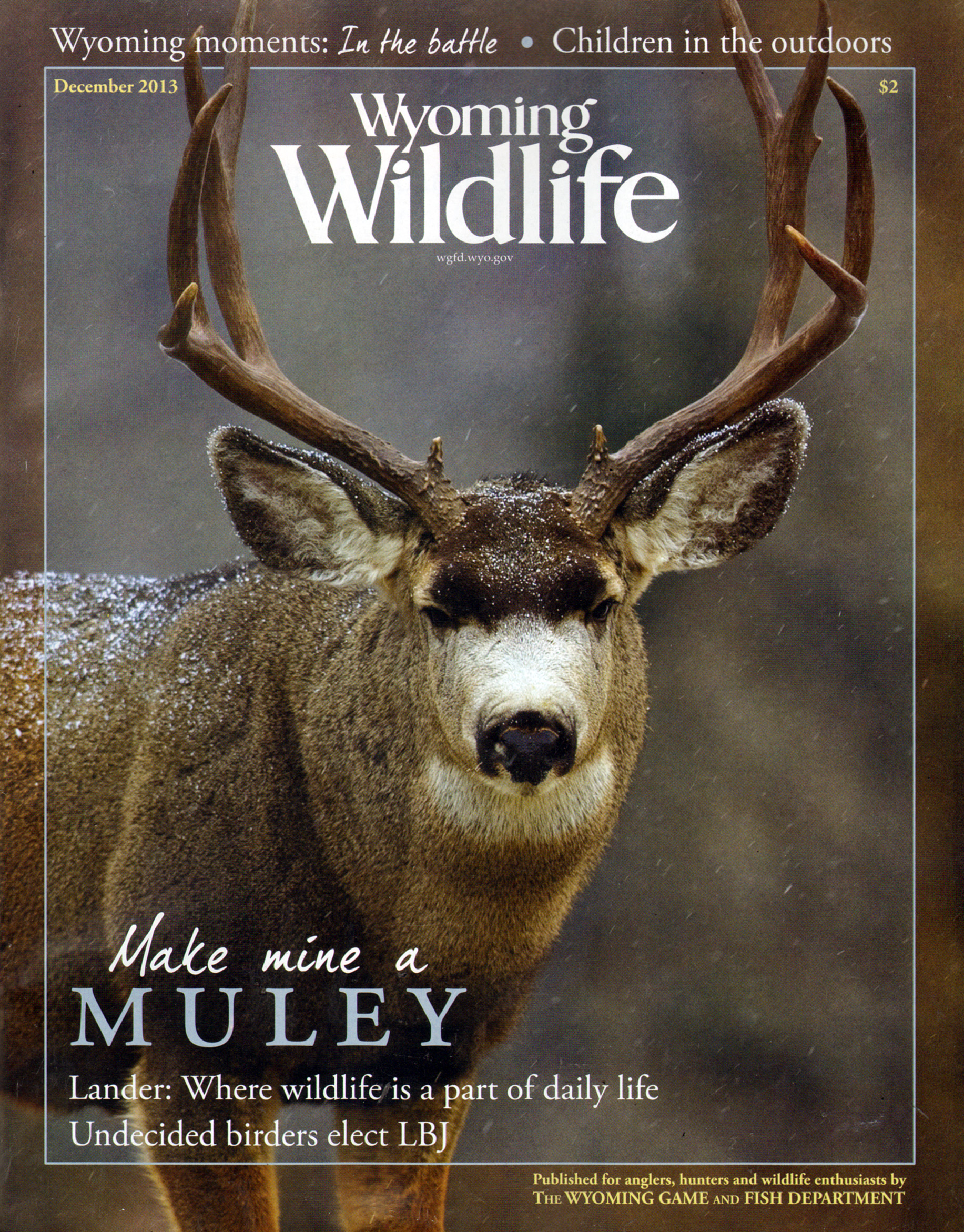Wyoming-Wildlife December 01, 2013 Issue Cover