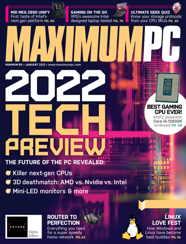 Maximum-PC January 01, 2022 Issue Cover