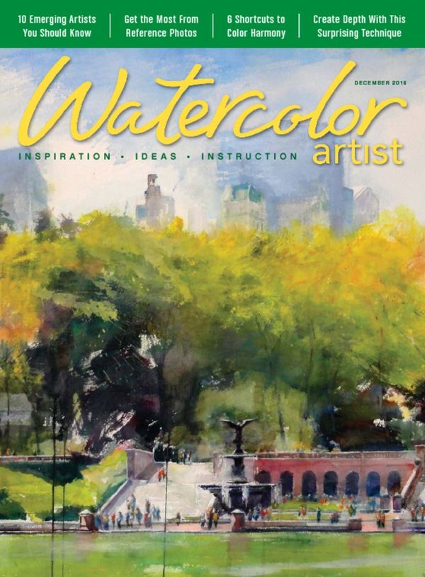 Watercolor-Artist December 01, 2016 Issue Cover