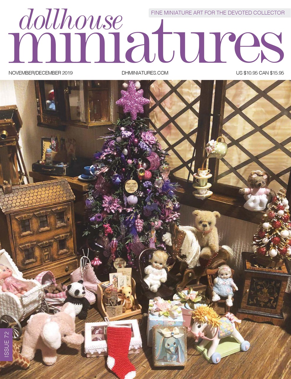 Dollhouse-Miniatures November 01, 2019 Issue Cover