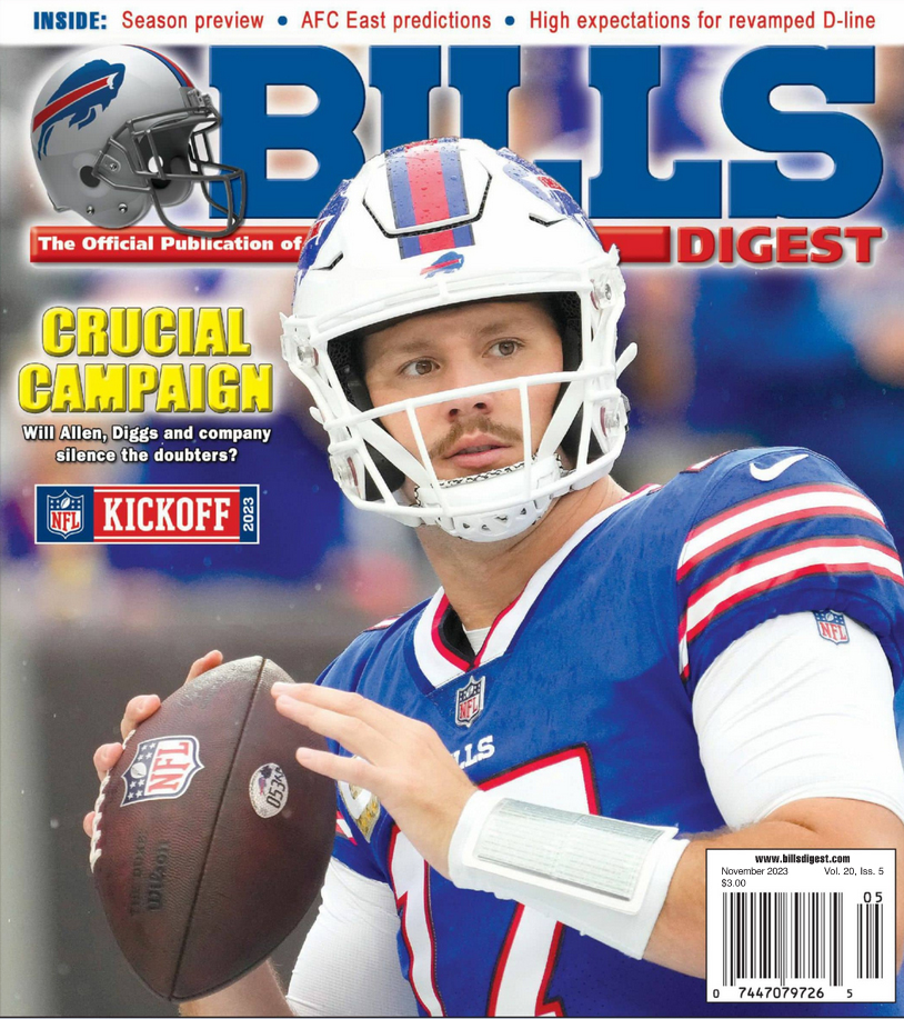 Bills-Digest November 01, 2023 Issue Cover