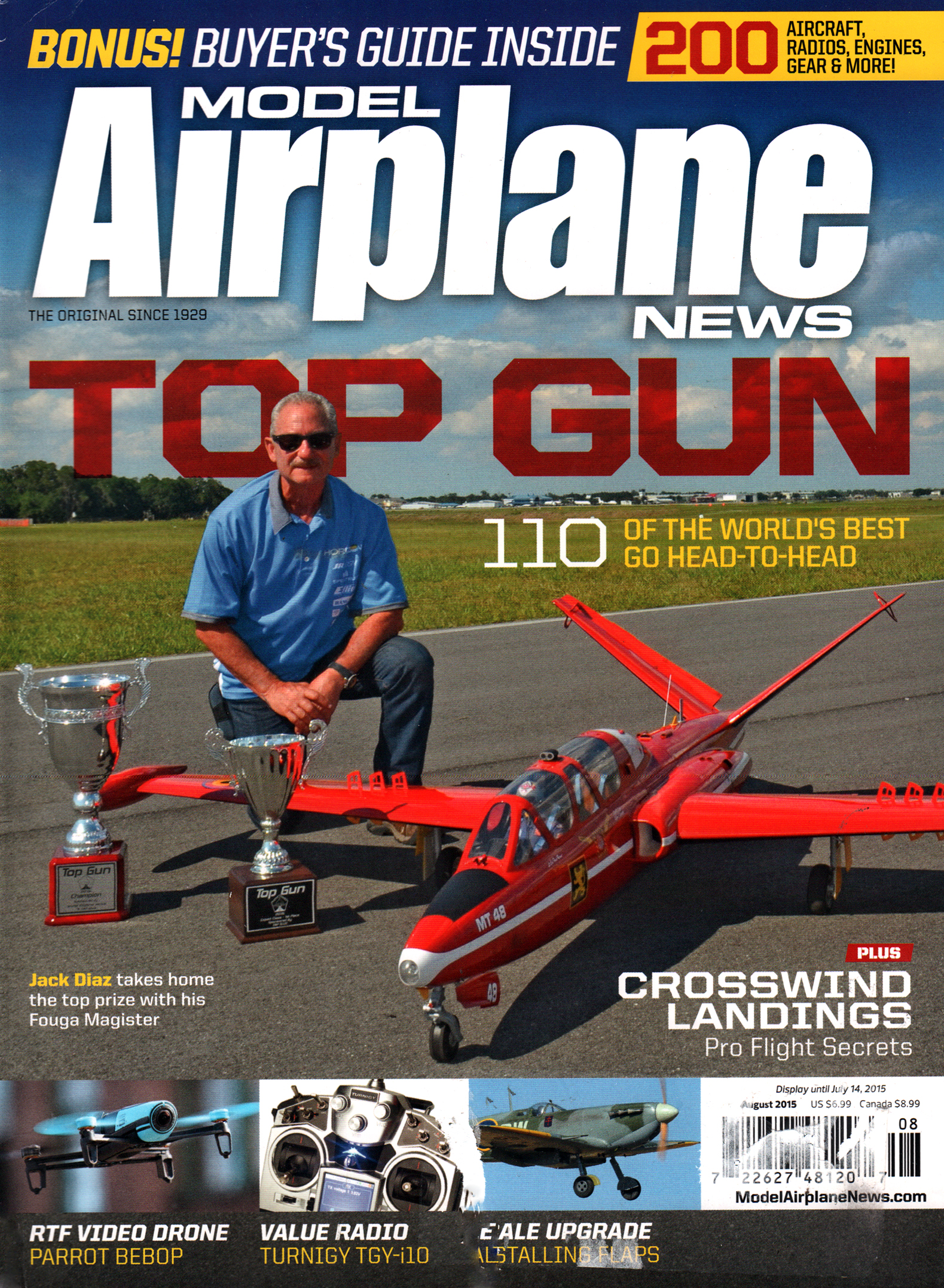 Model-Airplane-News August 01, 2015 Issue Cover