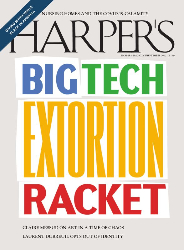 Harpers September 01, 2020 Issue Cover