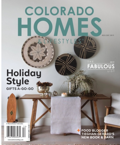 Colorado Homes & Lifestyles November 01, 2019 Issue Cover