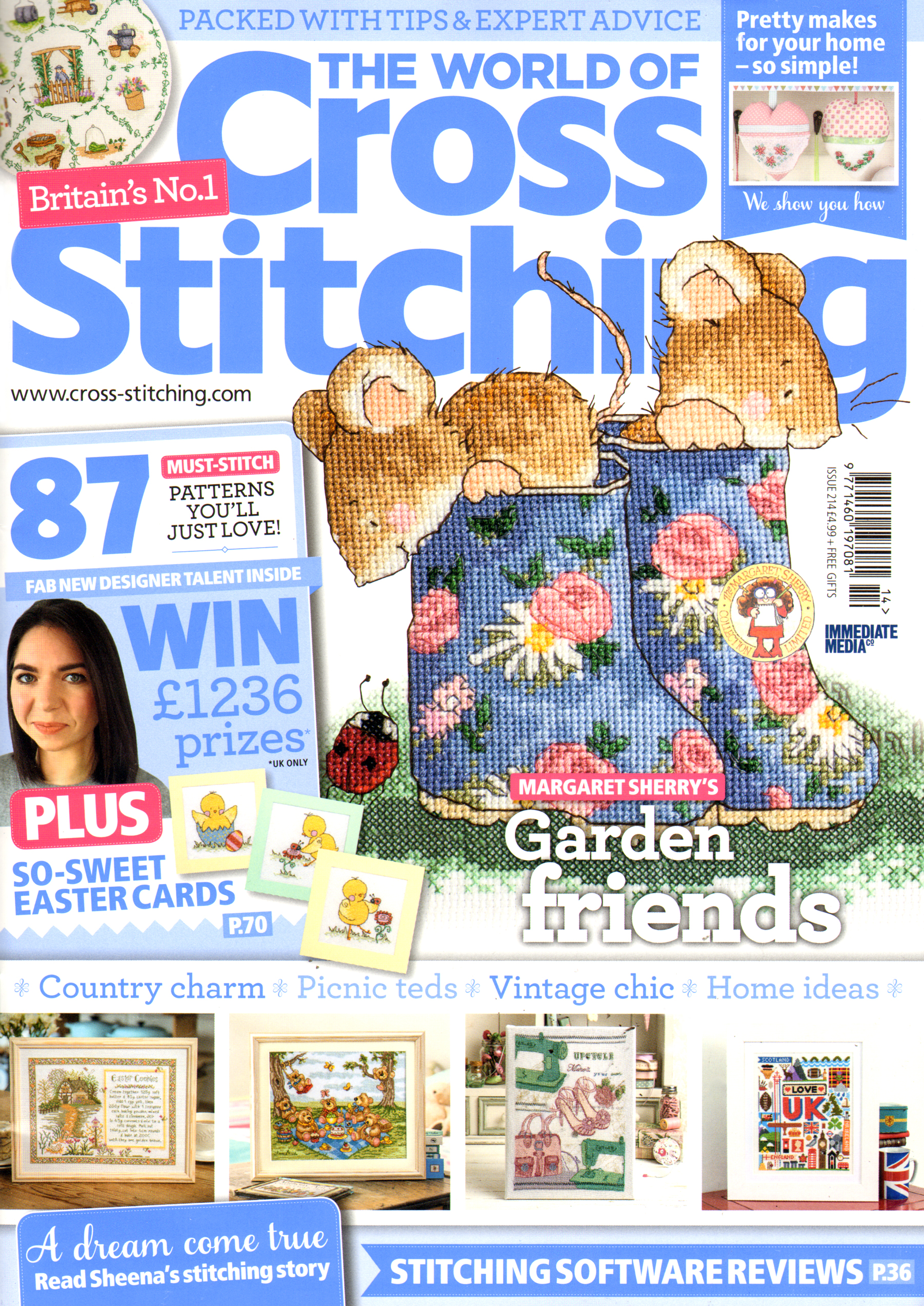 The-World-of-Cross-Stitching April 01, 2014 Issue Cover