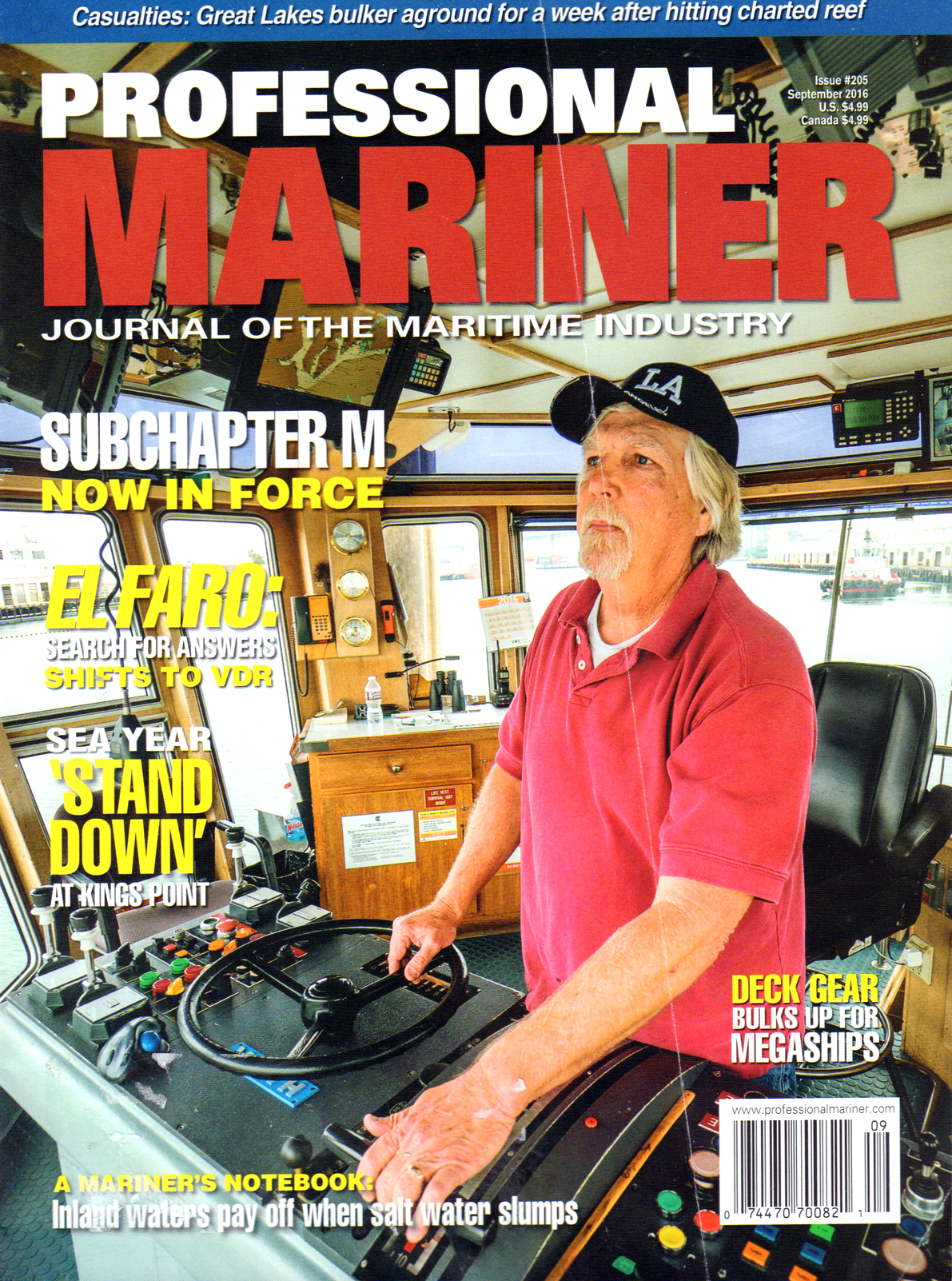 Professional-Mariner September 01, 2016 Issue Cover