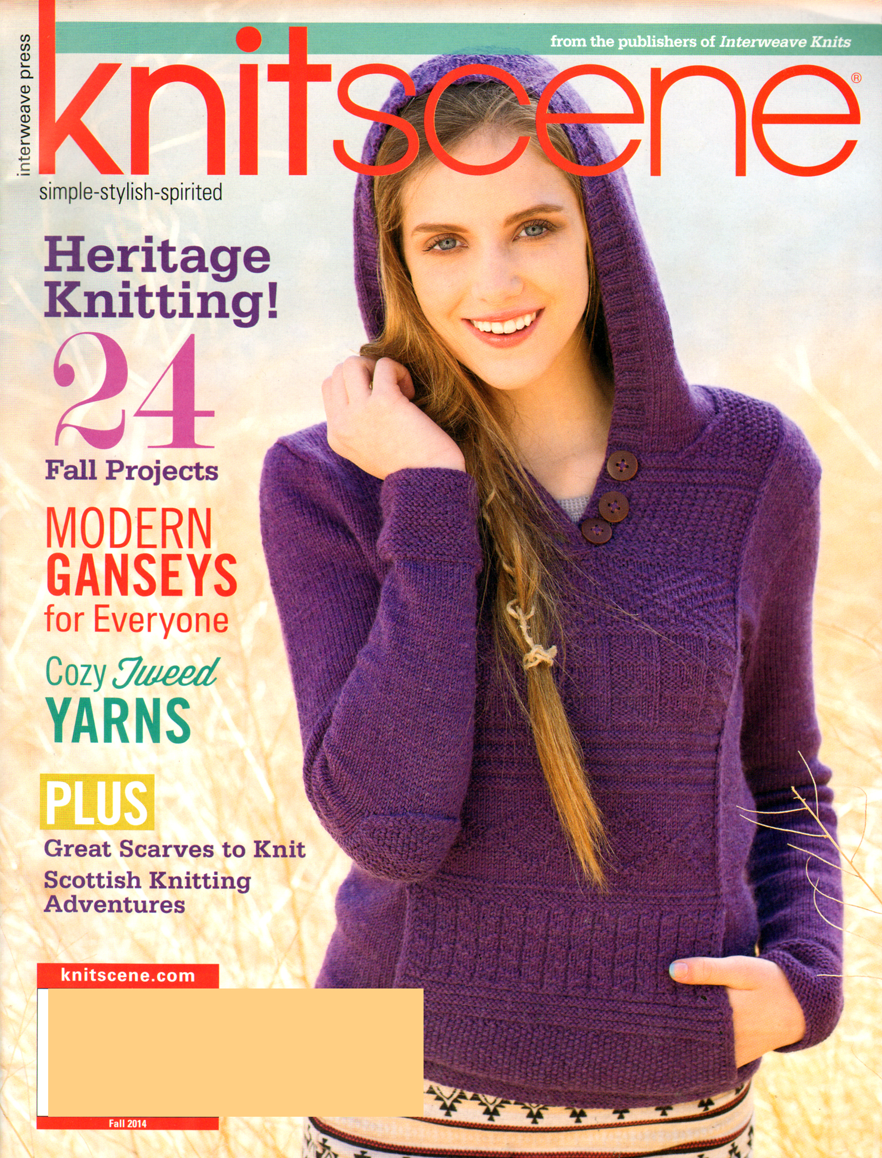 Knitscene September 01, 2014 Issue Cover