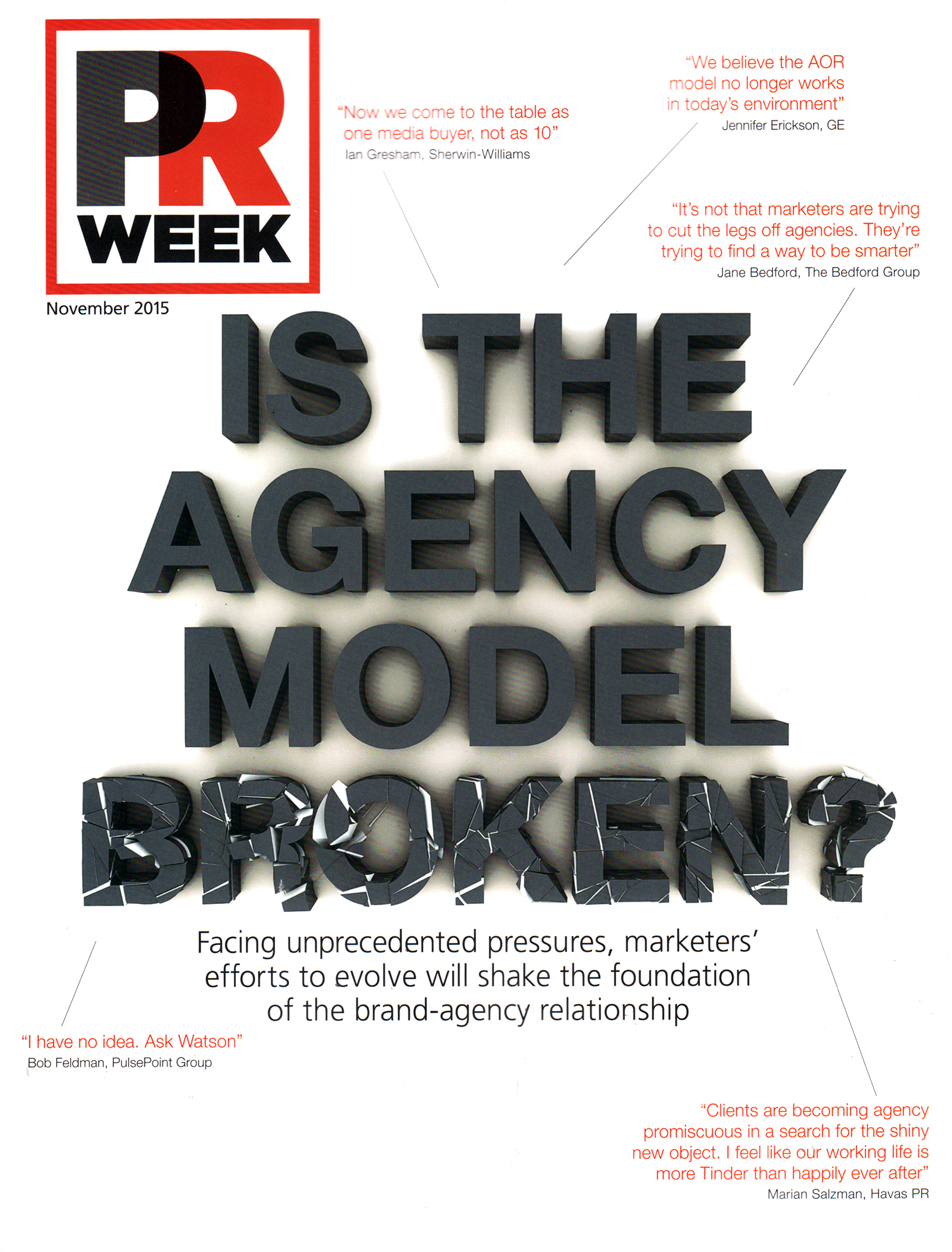 prweek November 01, 2015 Issue Cover
