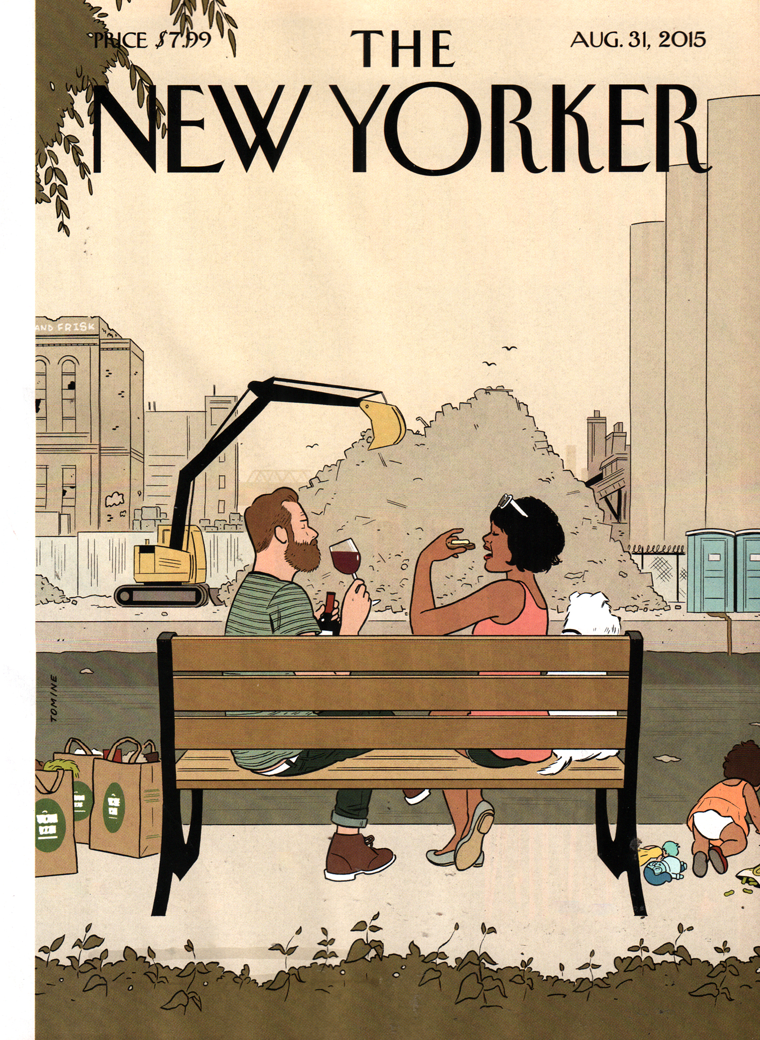 The-New-Yorker August 31, 2015 Issue Cover