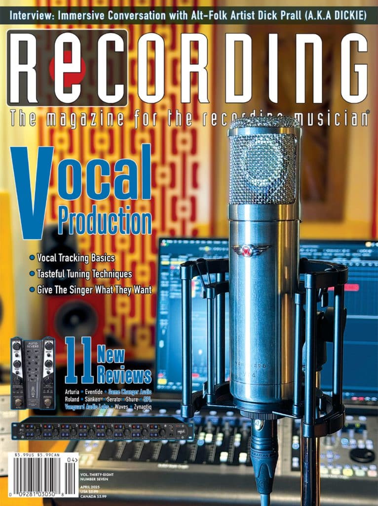 Recording-Magazine April 01, 2025 Issue Cover