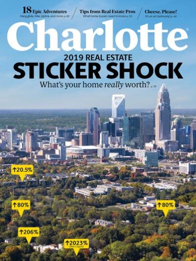 Charlotte Magazine April 01, 2019 Issue Cover