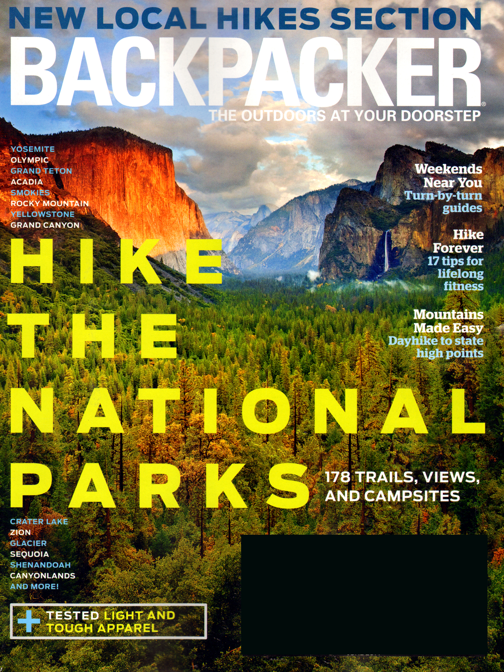 Backpacker June 01, 2014 Issue Cover