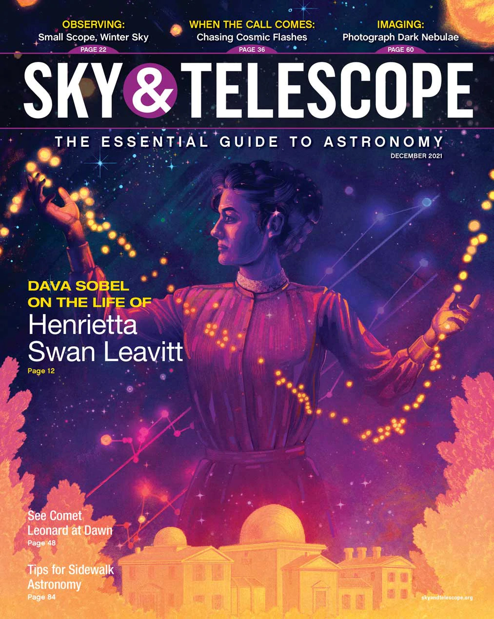 Sky-and-Telescope December 01, 2021 Issue Cover