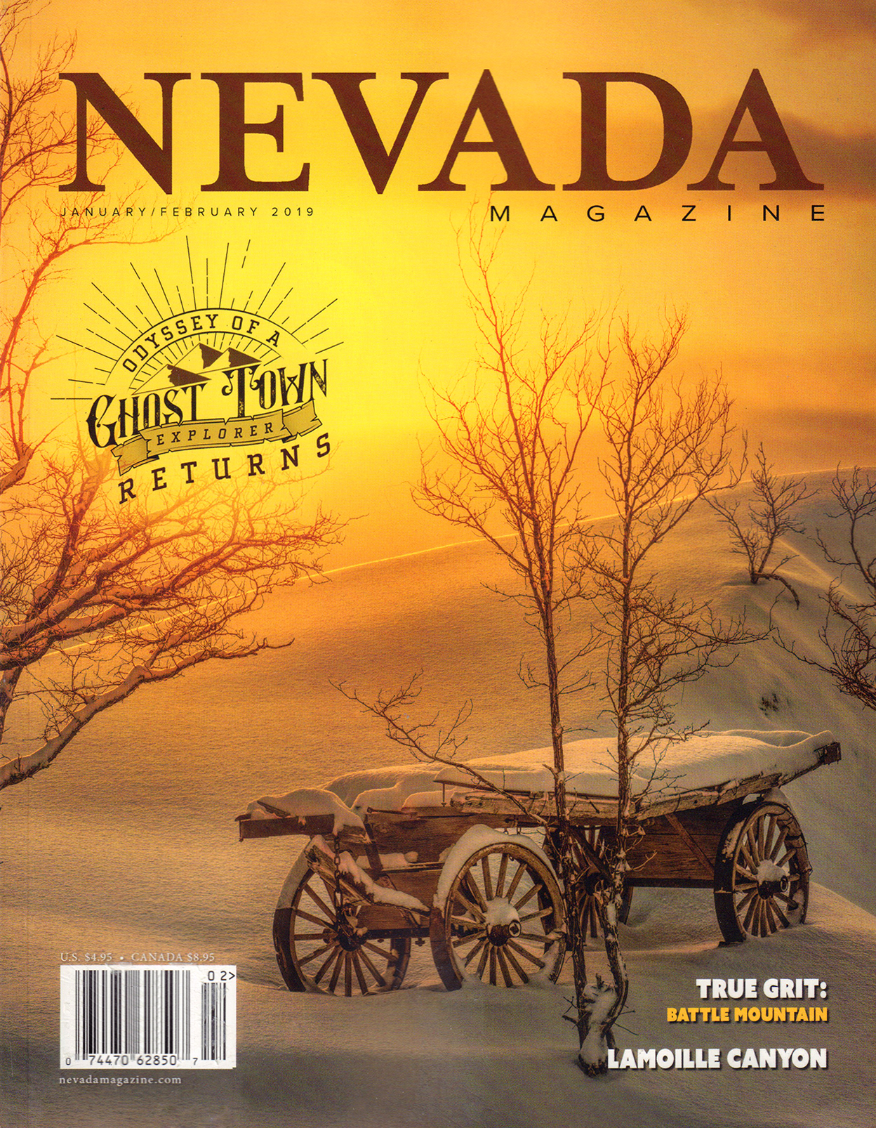 Nevada-Magazine January 01, 2019 Issue Cover