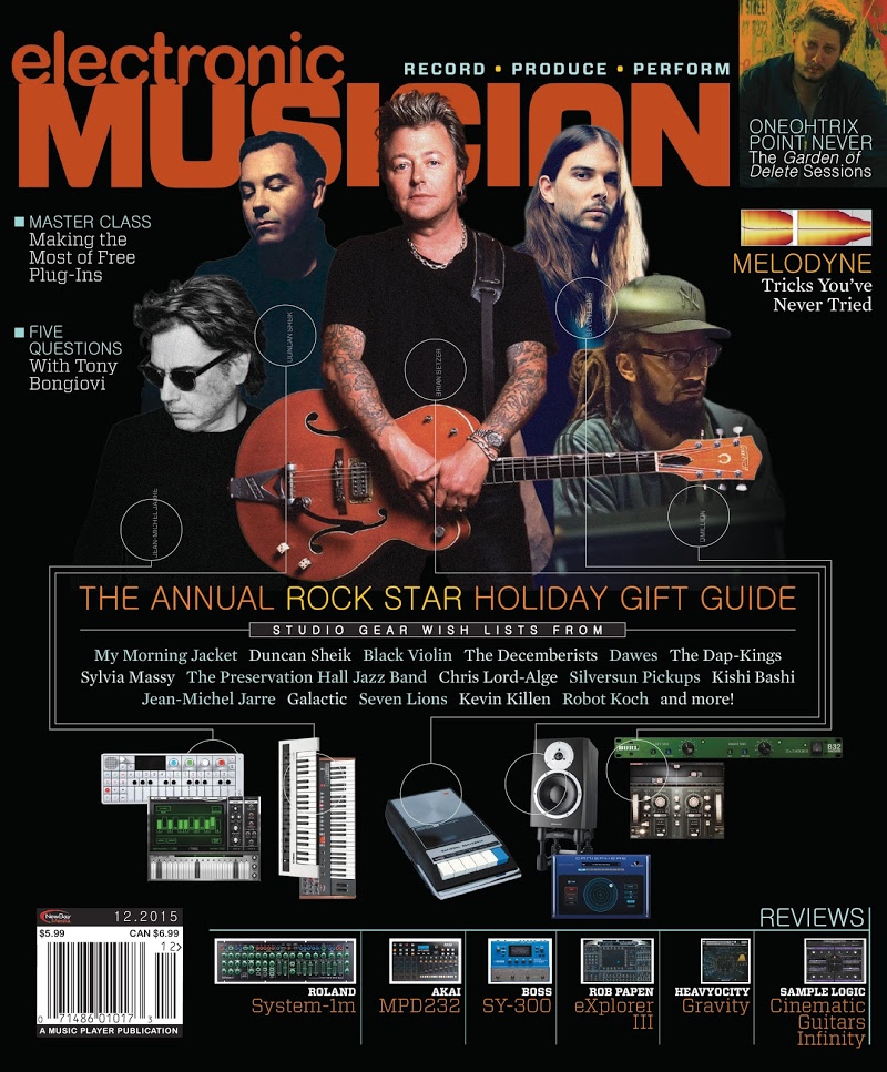 Electronic-Musician December 01, 2015 Issue Cover
