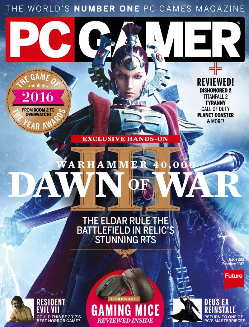 PC-Gamer-(US-Edition) February 01, 2017 Issue Cover