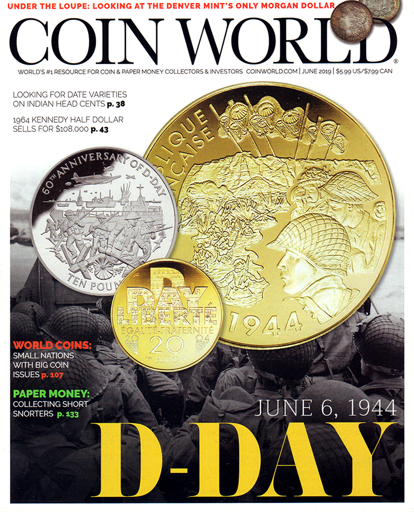 Coin-World-Weekly June 01, 2019 Issue Cover